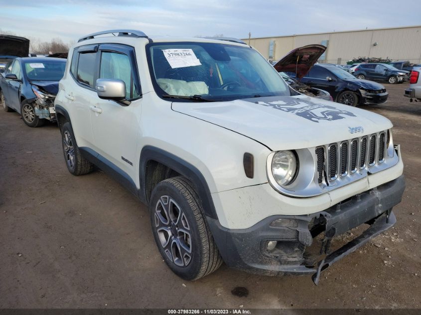2016 JEEP RENEGADE LIMITED - ZACCJBDT0GPD13662