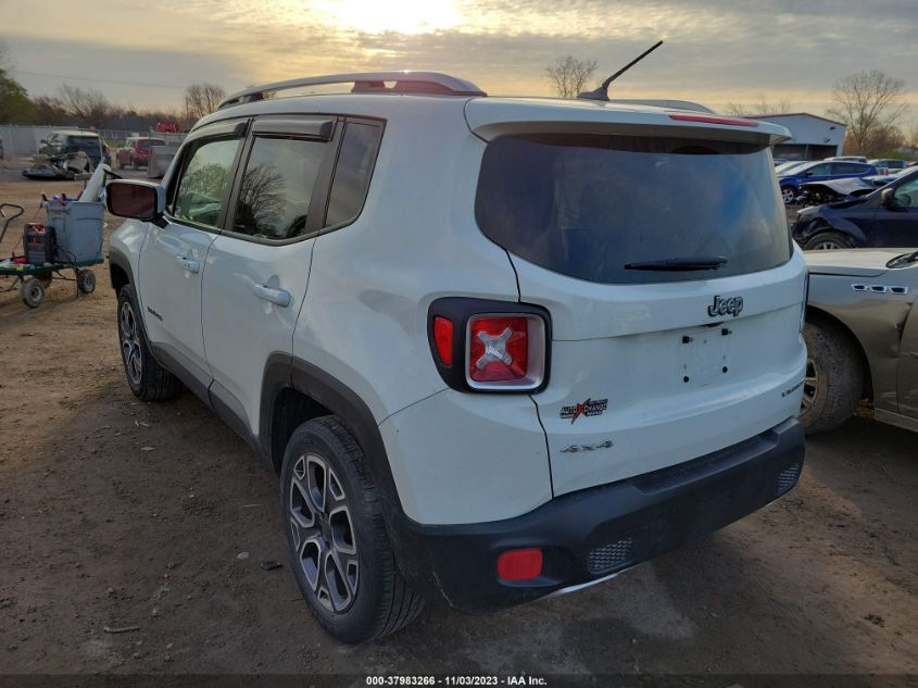 2016 JEEP RENEGADE LIMITED - ZACCJBDT0GPD13662