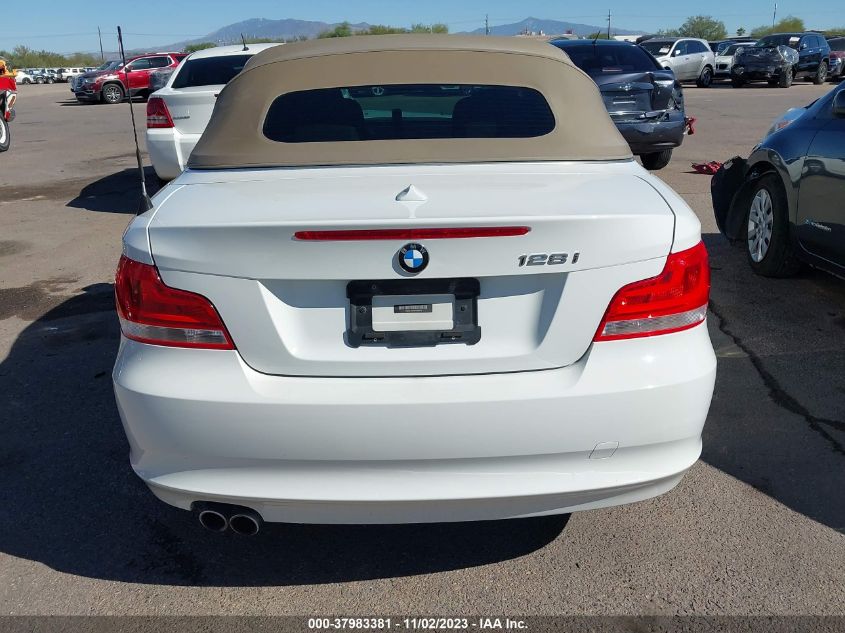 2013 BMW 128I WBAUL7C53DVU08345