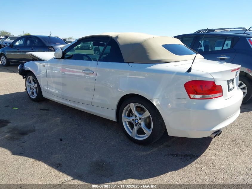 2013 BMW 128I WBAUL7C53DVU08345