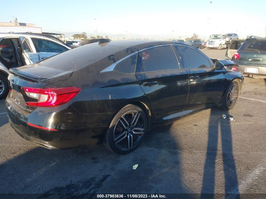 VIN 1HGCV1F31KA024683 2019 HONDA ACCORD SPORT