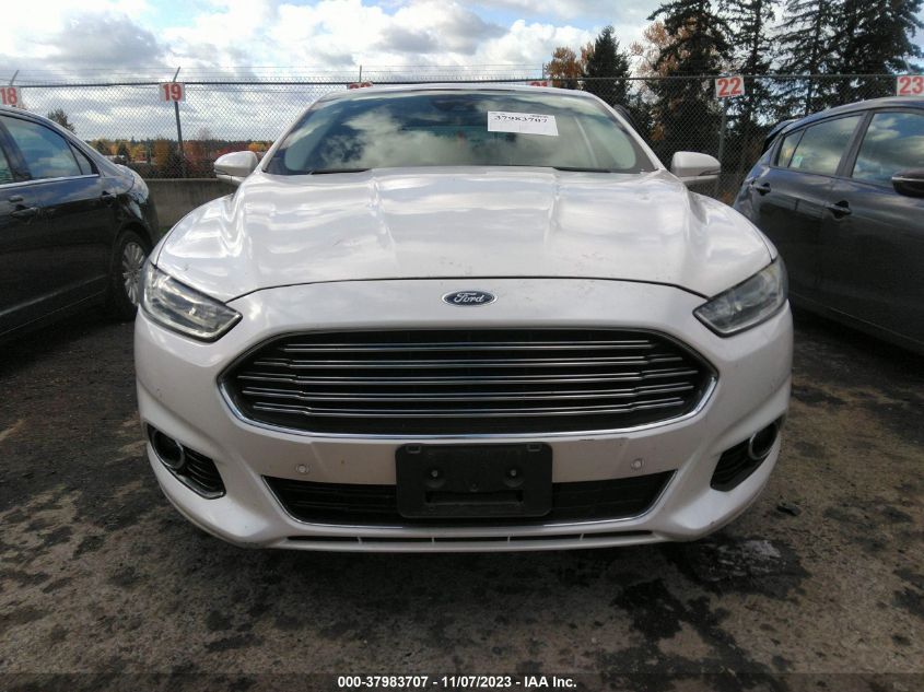 2013 FORD FUSION TITANIUM - 3FA6P0K97DR146277