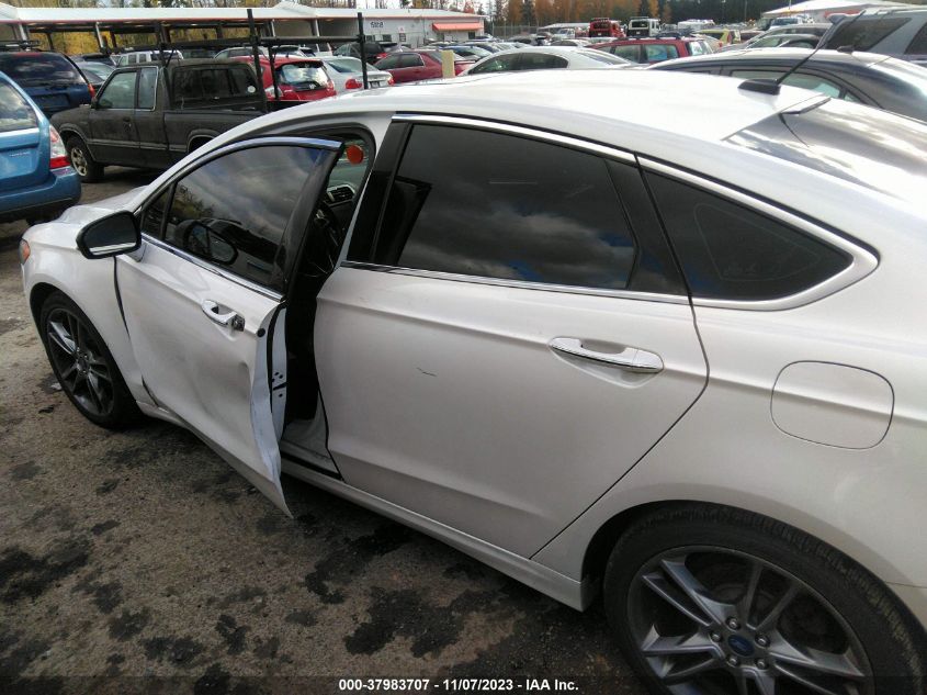 2013 FORD FUSION TITANIUM - 3FA6P0K97DR146277