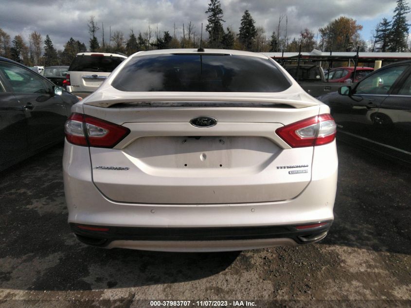 2013 FORD FUSION TITANIUM - 3FA6P0K97DR146277