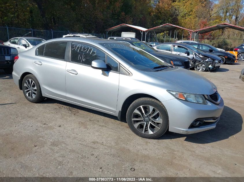 Lot #2541528200 2013 HONDA CIVIC EX-L salvage car