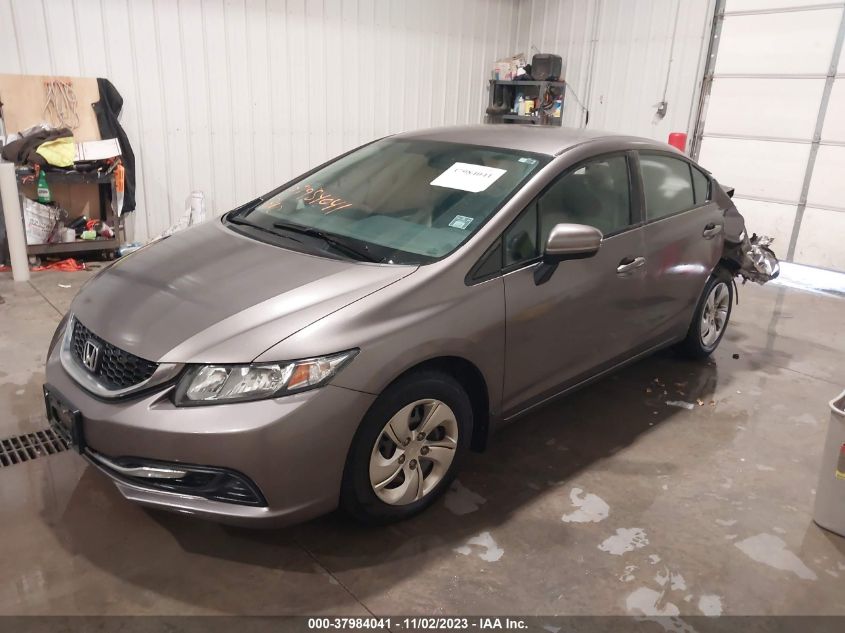 2014 HONDA CIVIC SEDAN LX - 19XFB2F51EE072570