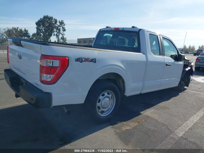 VIN 1FTEX1EP6NKE13419 2022 FORD F-150 XL/XLT/LARIAT