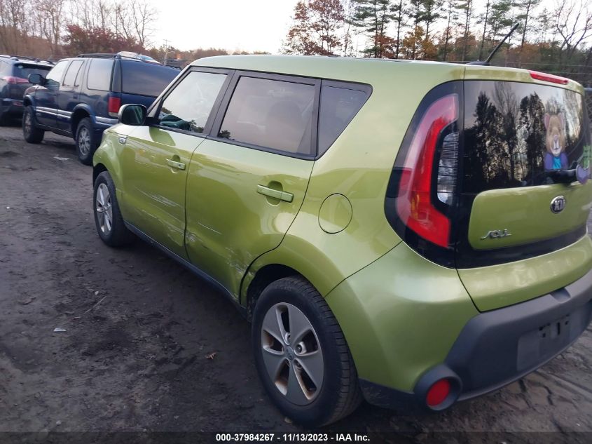 2015 KIA SOUL BASE - KNDJN2A20F7752377