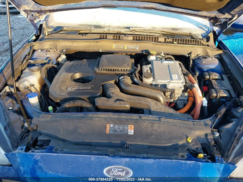 VIN 3FA6P0LU1JR128470 2018 FORD FUSION HYBRID SE
