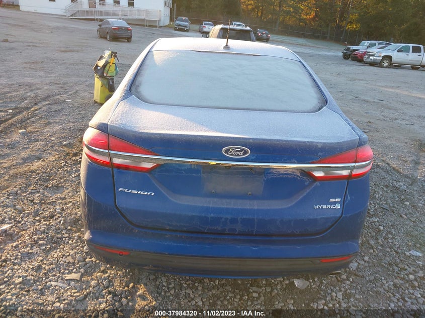 VIN 3FA6P0LU1JR128470 2018 FORD FUSION HYBRID SE