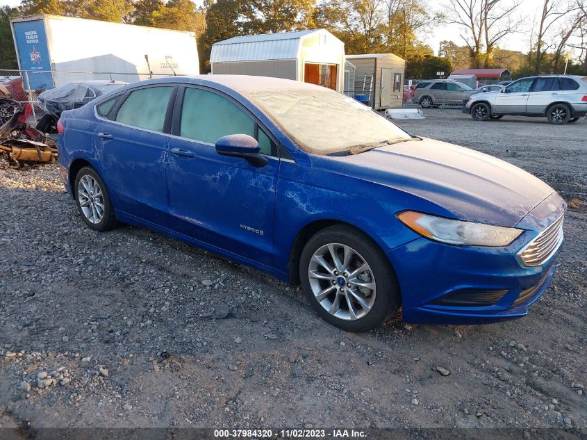 VIN 3FA6P0LU1JR128470 2018 FORD FUSION HYBRID SE