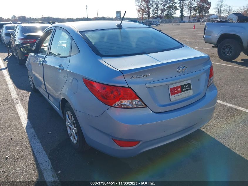 2013 HYUNDAI ACCENT GLS/GS - KMHCT4AE5DU286928