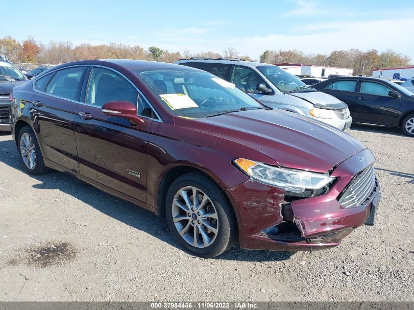 3FA6P0PU1HR353265 FORD FUSION ENERGI SE LUXURY 2017