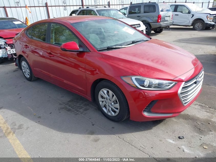 2017 HYUNDAI ELANTRA SE - KMHD74LF9HU421803