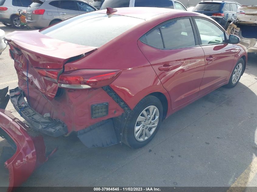 2017 HYUNDAI ELANTRA SE - KMHD74LF9HU421803