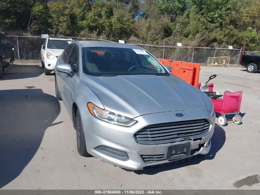 2013 FORD FUSION S - 3FA6P0G72DR133220