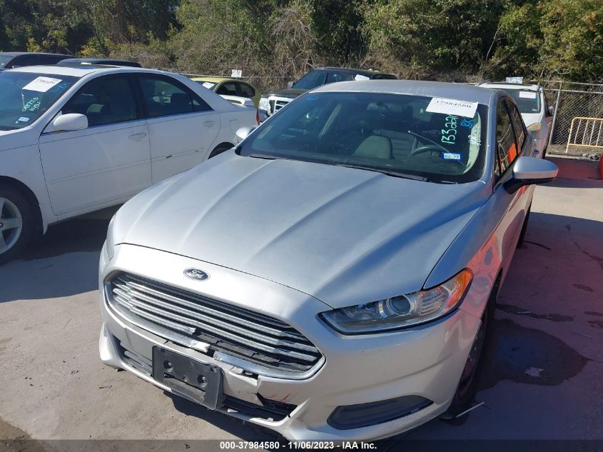 2013 FORD FUSION S - 3FA6P0G72DR133220