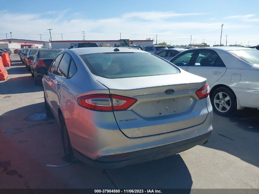 2013 FORD FUSION S - 3FA6P0G72DR133220