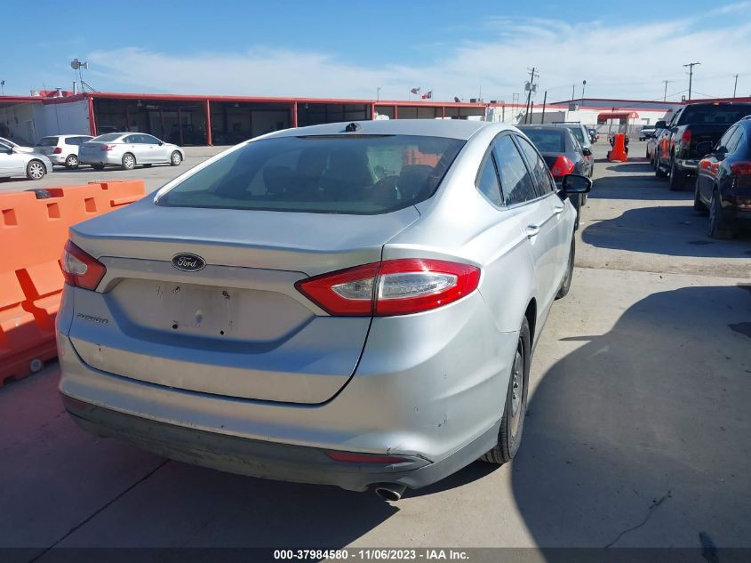 2013 FORD FUSION S - 3FA6P0G72DR133220