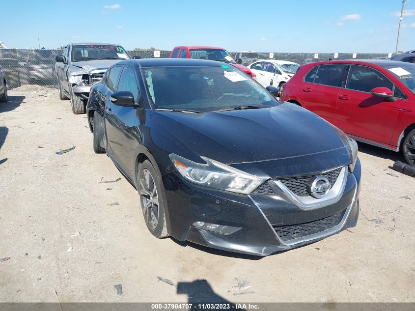 2016 NISSAN MAXIMA 3.5S/SV/SL/SR/PLAT - 1N4AA6AP1GC403497