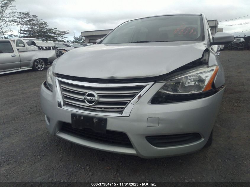 2013 NISSAN SENTRA SV - 1N4AB7AP6DN910401