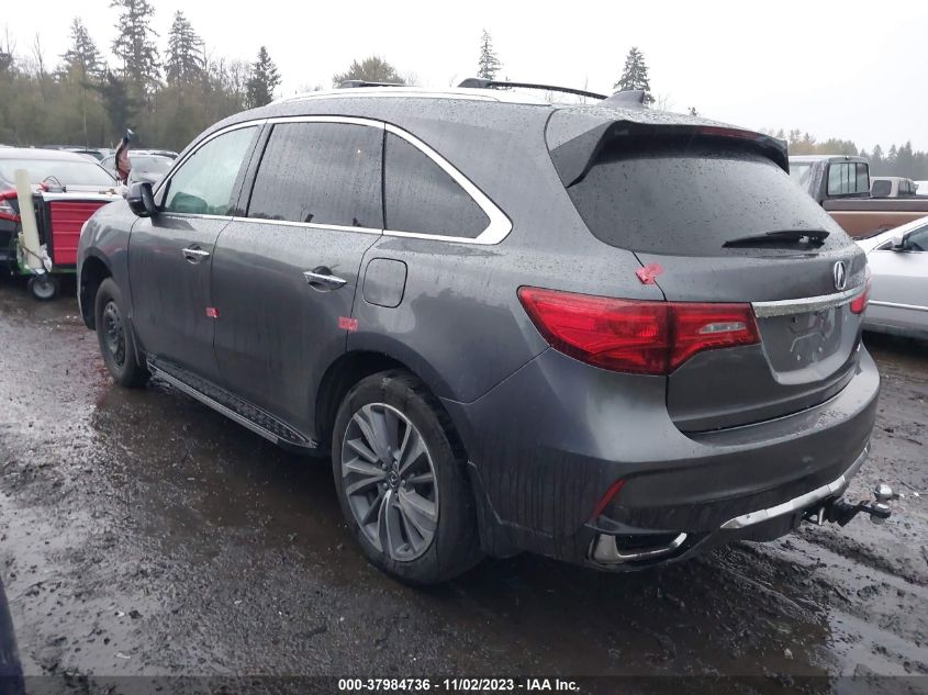 2017 ACURA MDX TECHNOLOGY - 5FRYD4H58HB029711