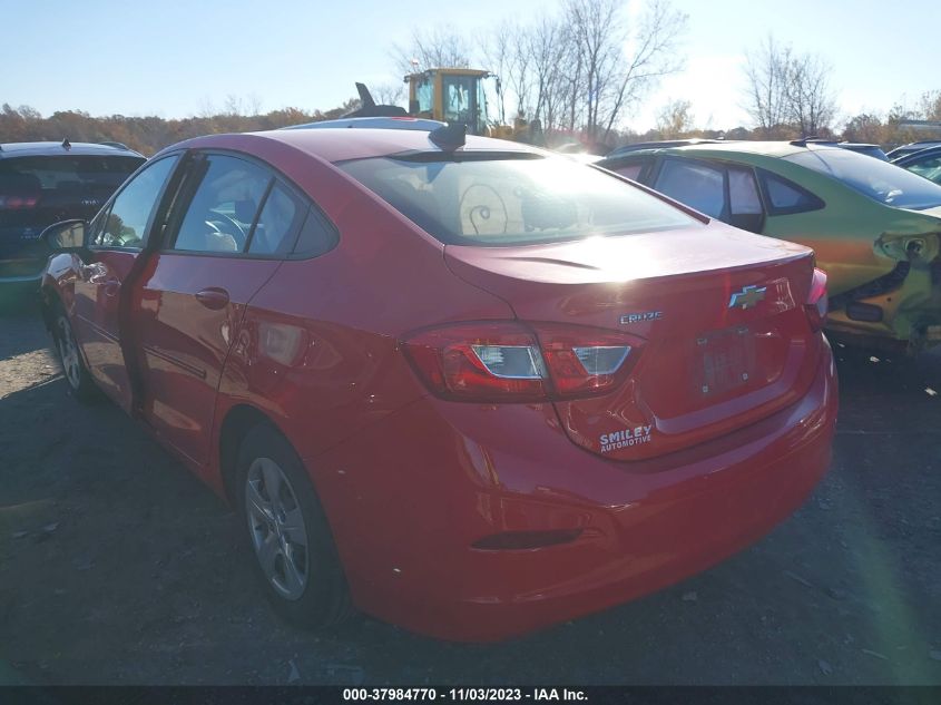 2016 CHEVROLET CRUZE LS - 1G1BB5SM2G7272513