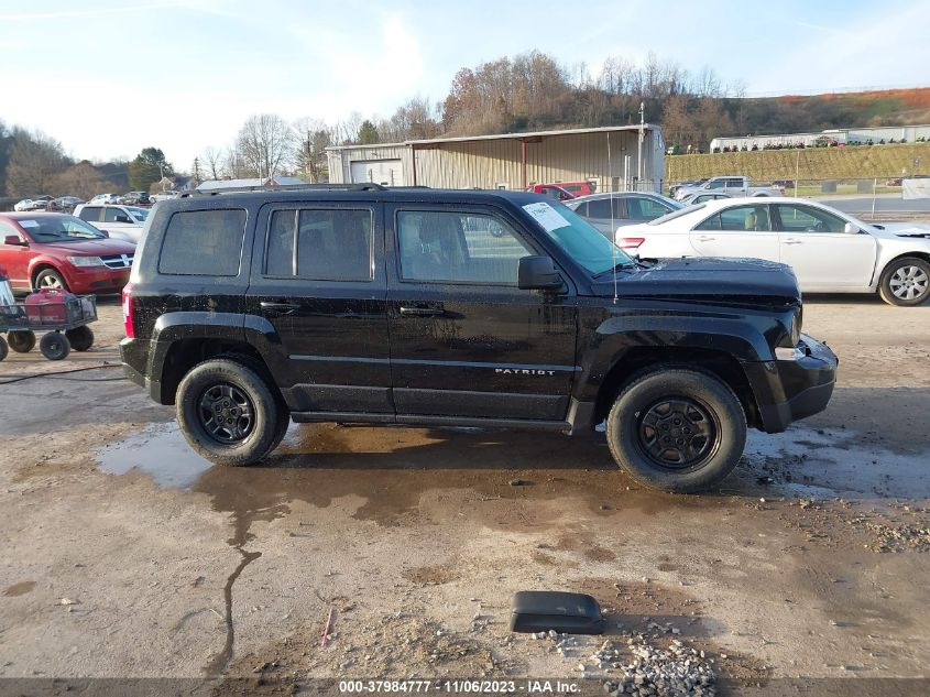 2014 JEEP PATRIOT SPORT - 1C4NJRBBXED870196
