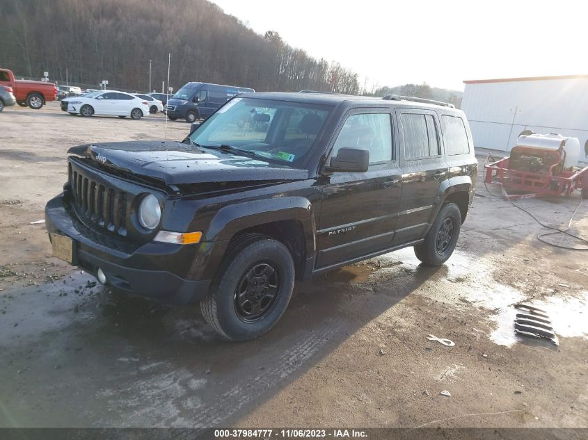 2014 JEEP PATRIOT SPORT - 1C4NJRBBXED870196