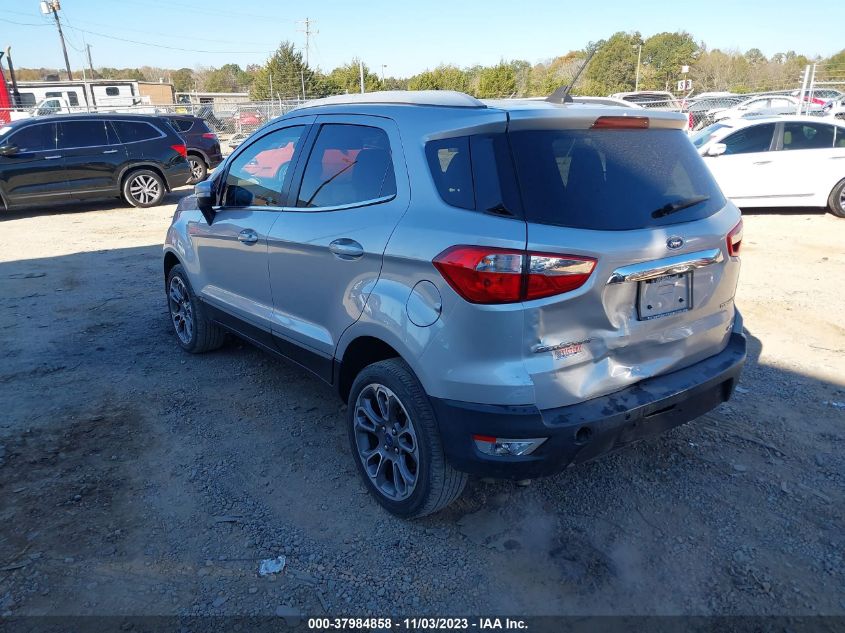 2020 FORD ECOSPORT TITANIUM - MAJ6S3KL1LC346029