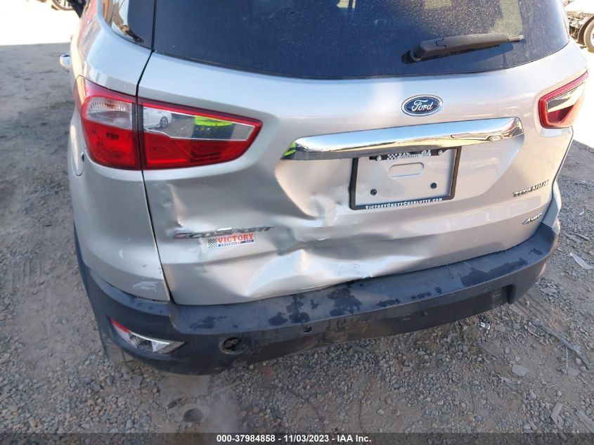 2020 FORD ECOSPORT TITANIUM - MAJ6S3KL1LC346029