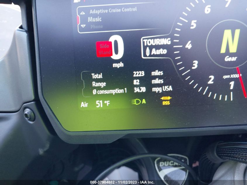 2021 DUCATI MULTISTRADA V4/V4S/V4 S SPORT ZDMAALVW4MB002008