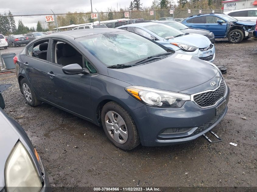 2016 KIA FORTE LX - KNAFK4A65G5524396