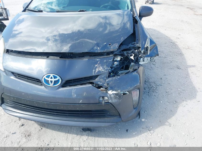 2015 TOYOTA PRIUS TWO - JTDKN3DU3F0452087