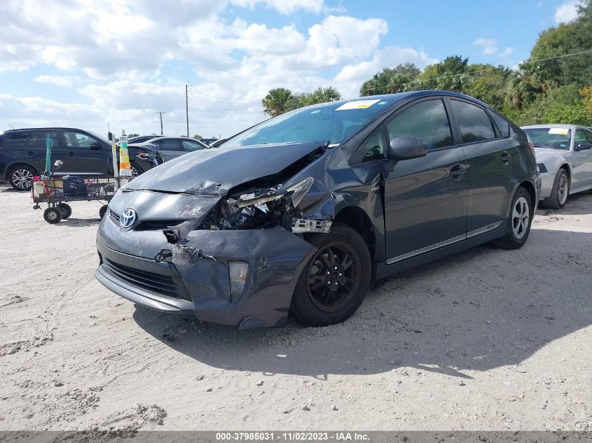 2015 TOYOTA PRIUS TWO - JTDKN3DU3F0452087