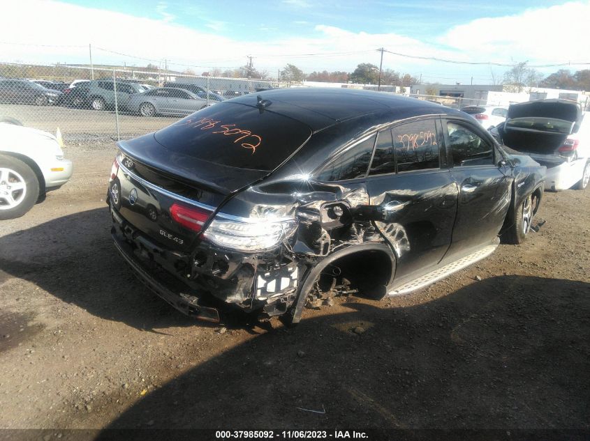 2018 MERCEDES-BENZ AMG GLE 43 COUPE 4MATIC 4JGED6EB3JA123838