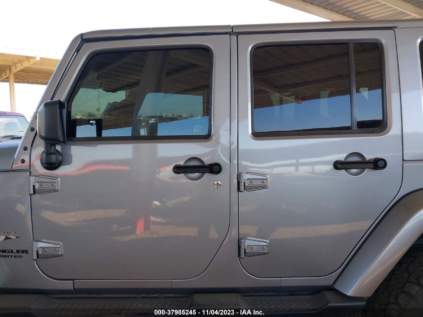 2016 JEEP WRANGLER UNLIMITED SAHARA - 1C4BJWEG7GL156687