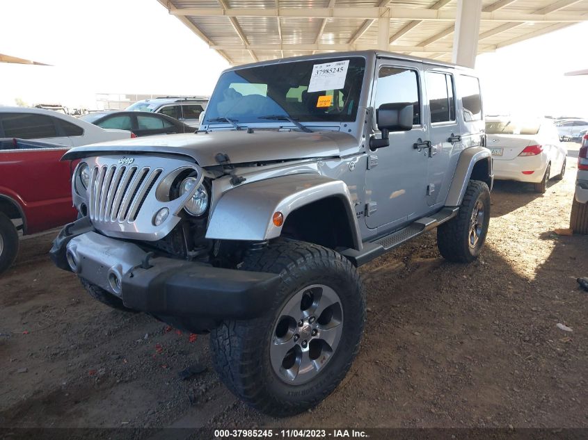 2016 JEEP WRANGLER UNLIMITED SAHARA - 1C4BJWEG7GL156687