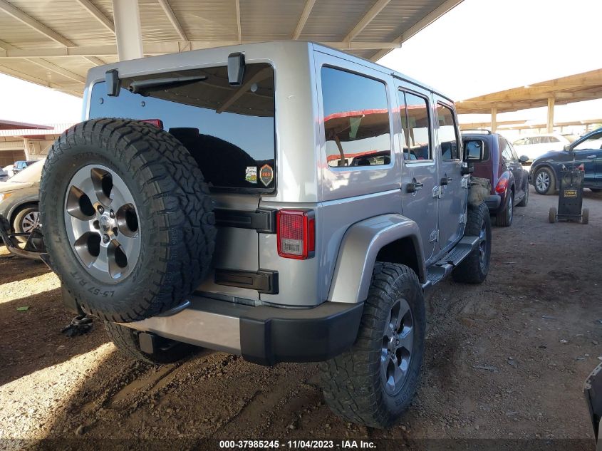 2016 JEEP WRANGLER UNLIMITED SAHARA - 1C4BJWEG7GL156687