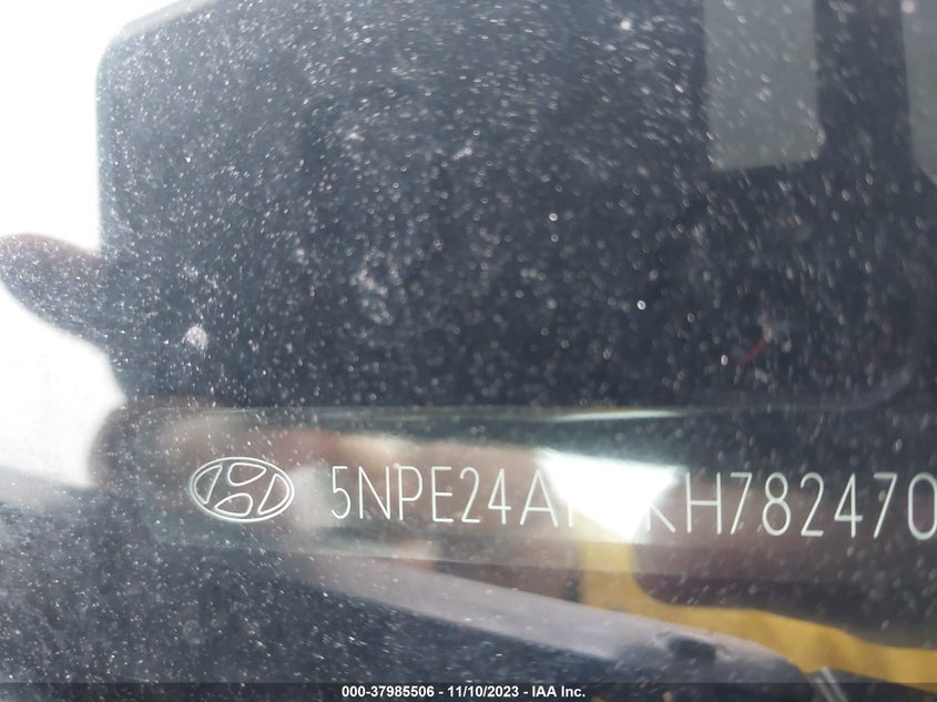 VIN 5NPE24AFXKH782470 2019 HYUNDAI SONATA SE
