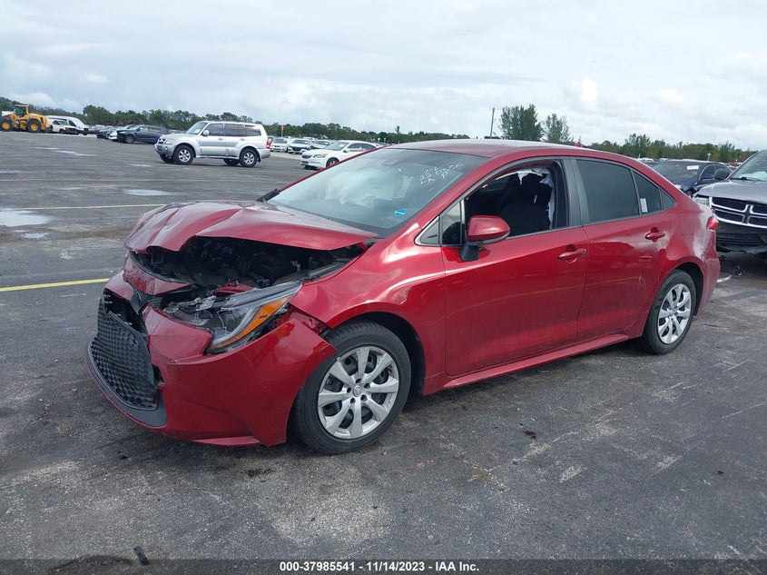 VIN JTDEPMAE7NJ220580 2022 TOYOTA COROLLA LE