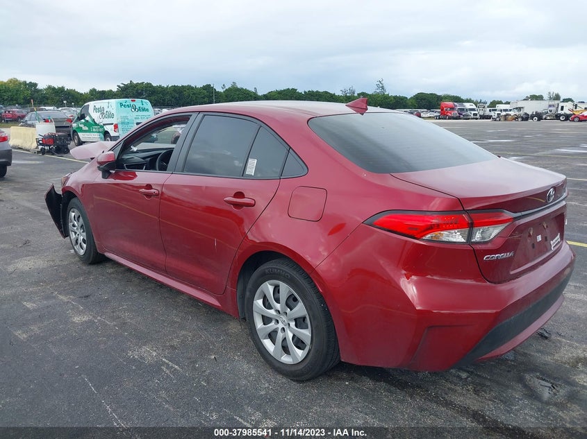VIN JTDEPMAE7NJ220580 2022 TOYOTA COROLLA LE