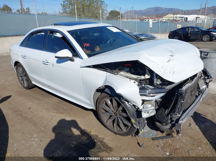 WAUABAF48MN007296 AUDI A4 PREMIUM 40 TFSI QUATTRO 2021