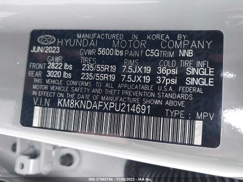 2023 HYUNDAI IONIQ 5 SEL - KM8KNDAFXPU214691