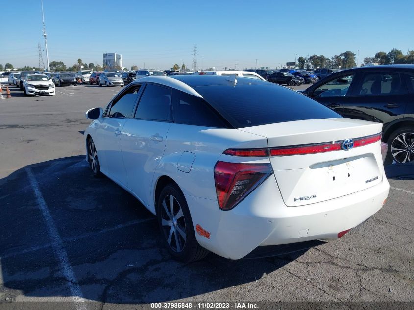 2019 TOYOTA MIRAI JTDBVRBD9KA007203