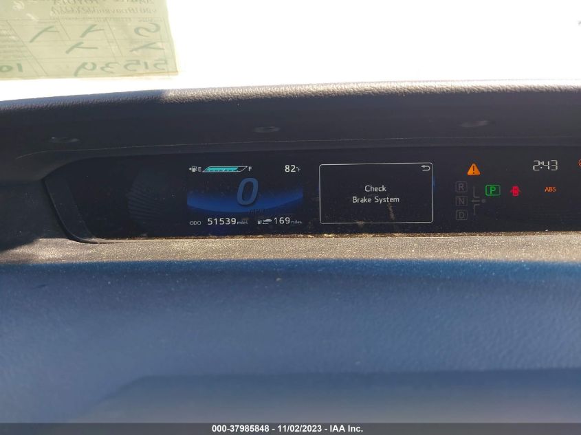 2019 TOYOTA MIRAI JTDBVRBD9KA007203