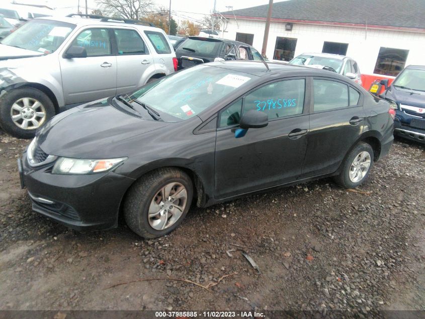 2013 HONDA CIVIC LX - 2HGFB2F52DH530069