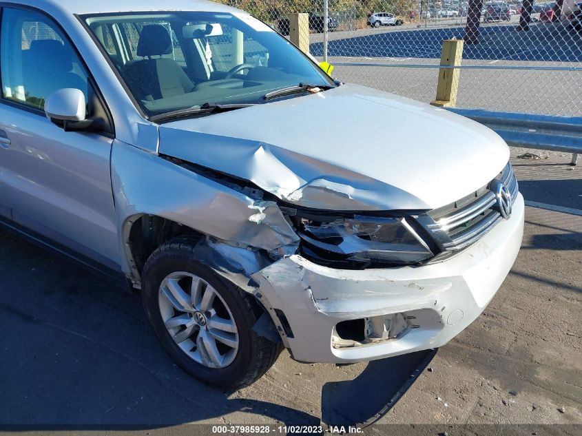 2013 VOLKSWAGEN TIGUAN S - WVGBV3AX6DW567738