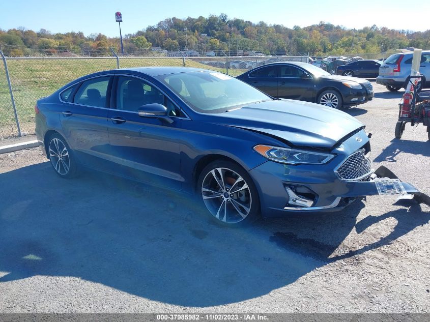 2019 FORD FUSION TITANIUM - 3FA6P0K91KR144828