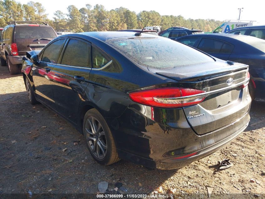 2017 FORD FUSION SE - 3FA6P0HD0HR311894